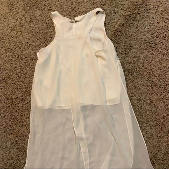 NWT DEX Ivory Oversized Sleeveless Blouse XS - Picture 5 of 9